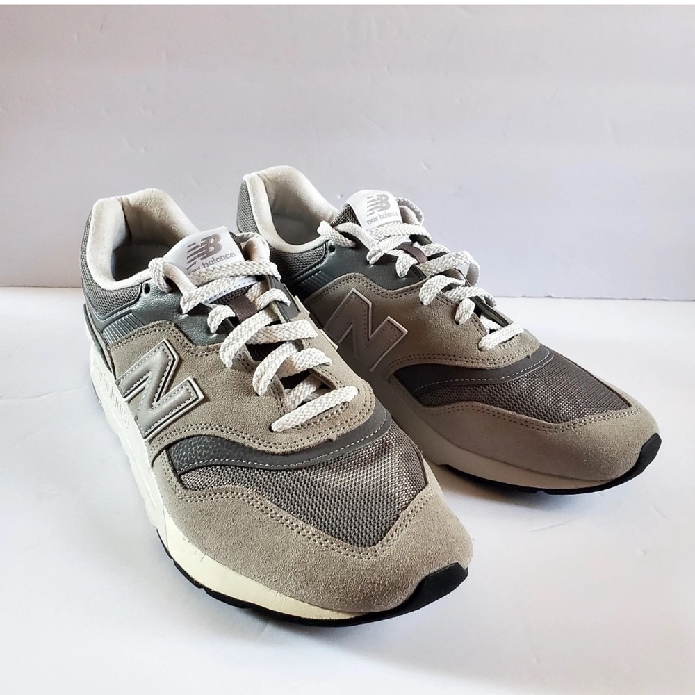 New Balance Taupe and Gray Athletic Shoes